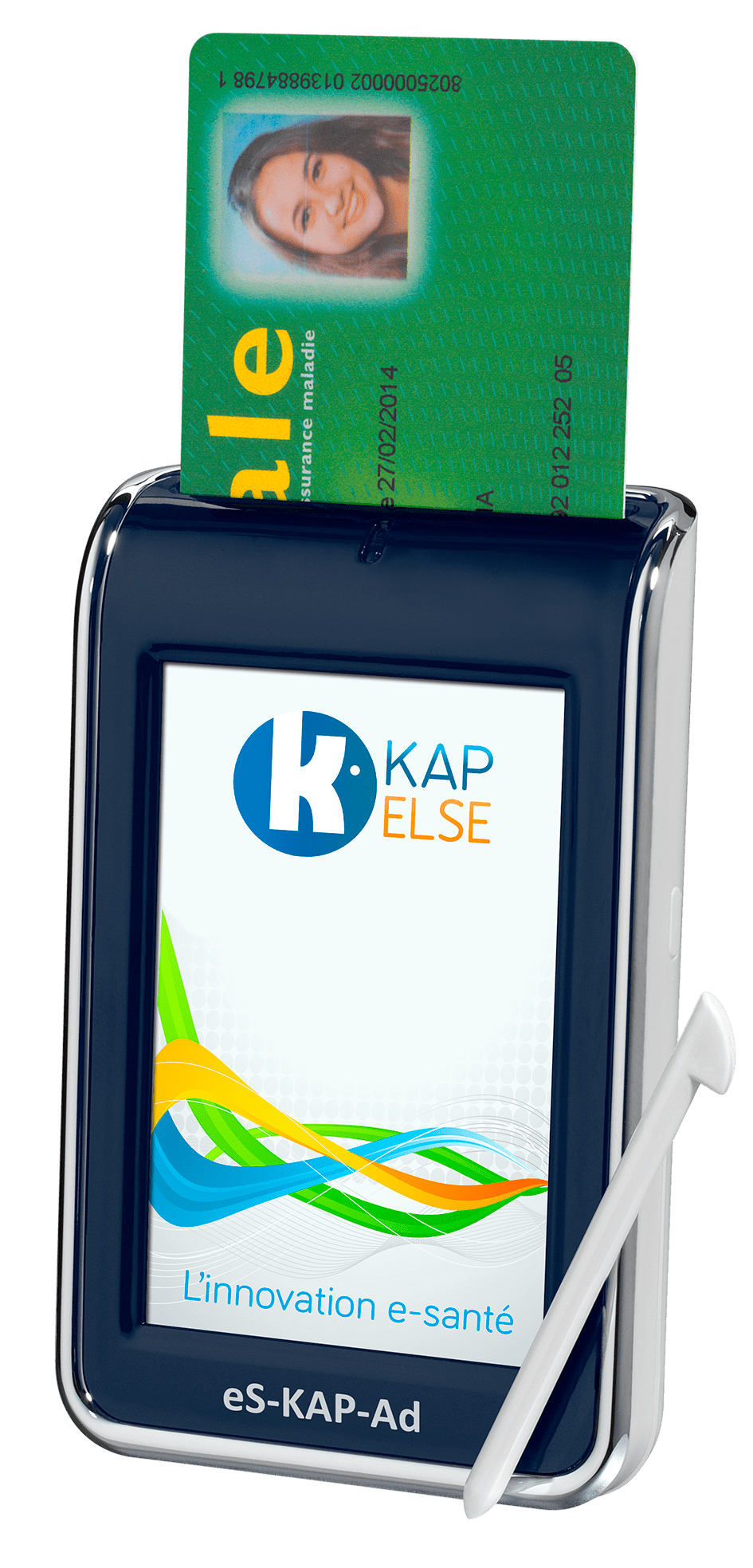 Kapelse eS-KAP-Ad : Lecteur de cartes vitales portable